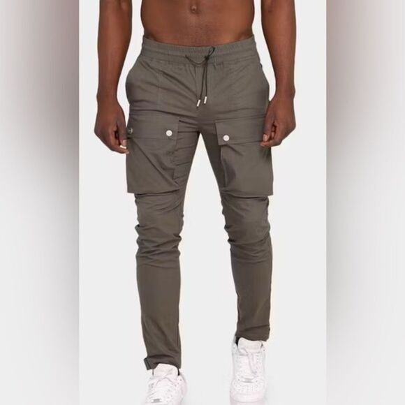 NWT Club Paradise Culture Kings Unisex Gray Resort Cargo Pants - Size Large - Picture 1 of 10